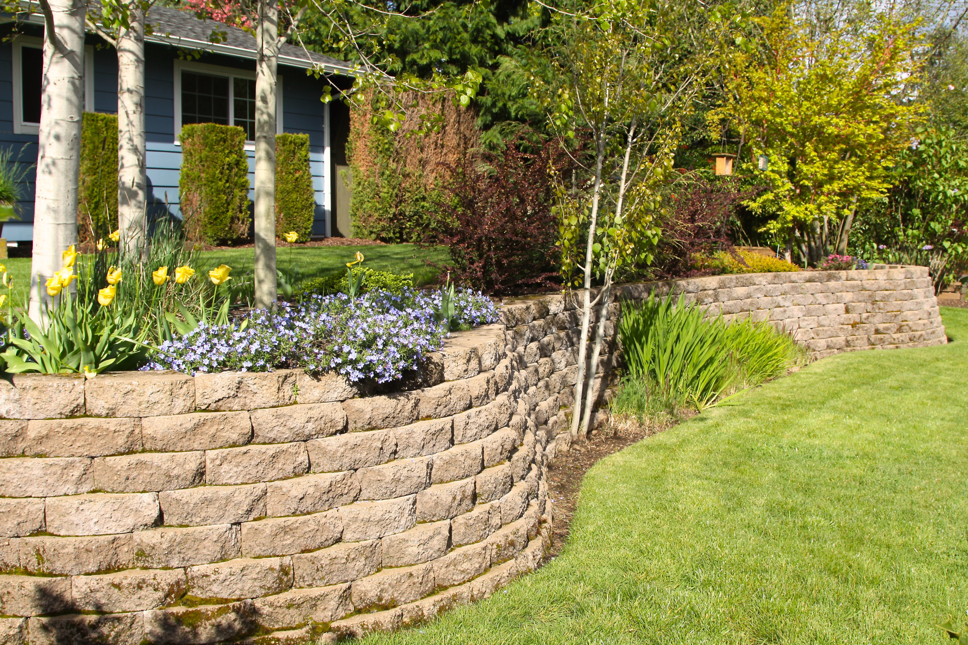 Retaining wall maintenance and repair